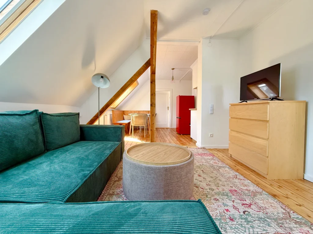 Wohnbereich des The Loft Bergblick